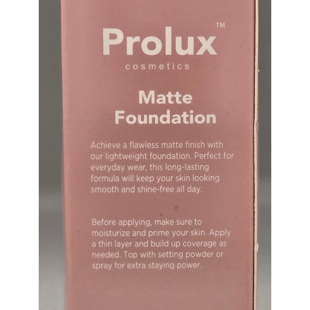 Prolux Cosmetics Matte Foundation In Fair - Picture 3 of 5